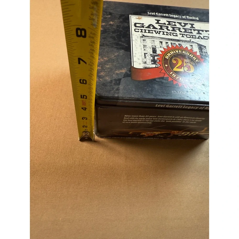 Levi Garrett Chewing Tobacco 25th Anniversary Legacy of Racing Tin Container